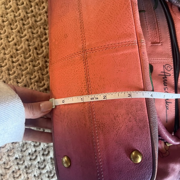 Anuschka purse pink and wallet - Picture 9 of 12